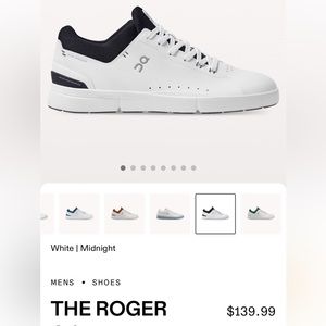 ON Cloud - The Roger - Advantage - white/navy - 12